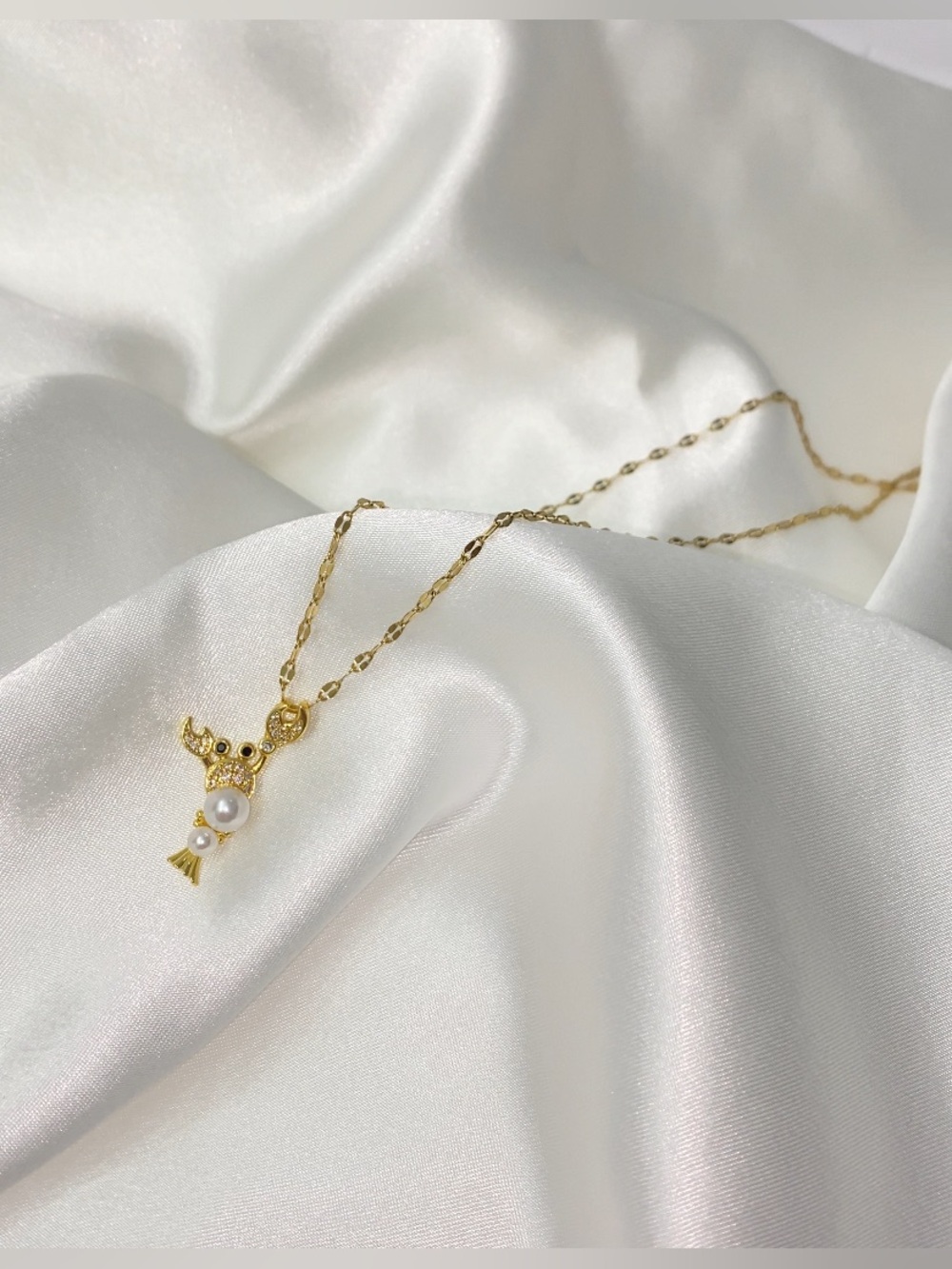 Lobster Pendant Necklace